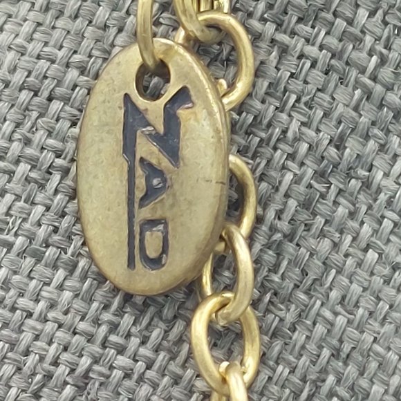 Zad Vintage Necklace Birds Gold Toned Chain Round Bird Pendant Lobster Clasp - Picture 5 of 7